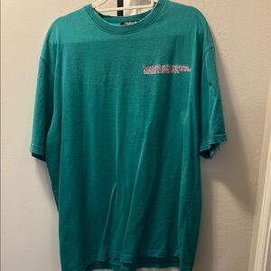 Calvin Klein Green and Pink Short Sleeve Tee